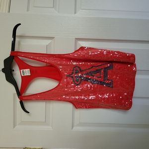 PINK Angels Sequin Tank Top